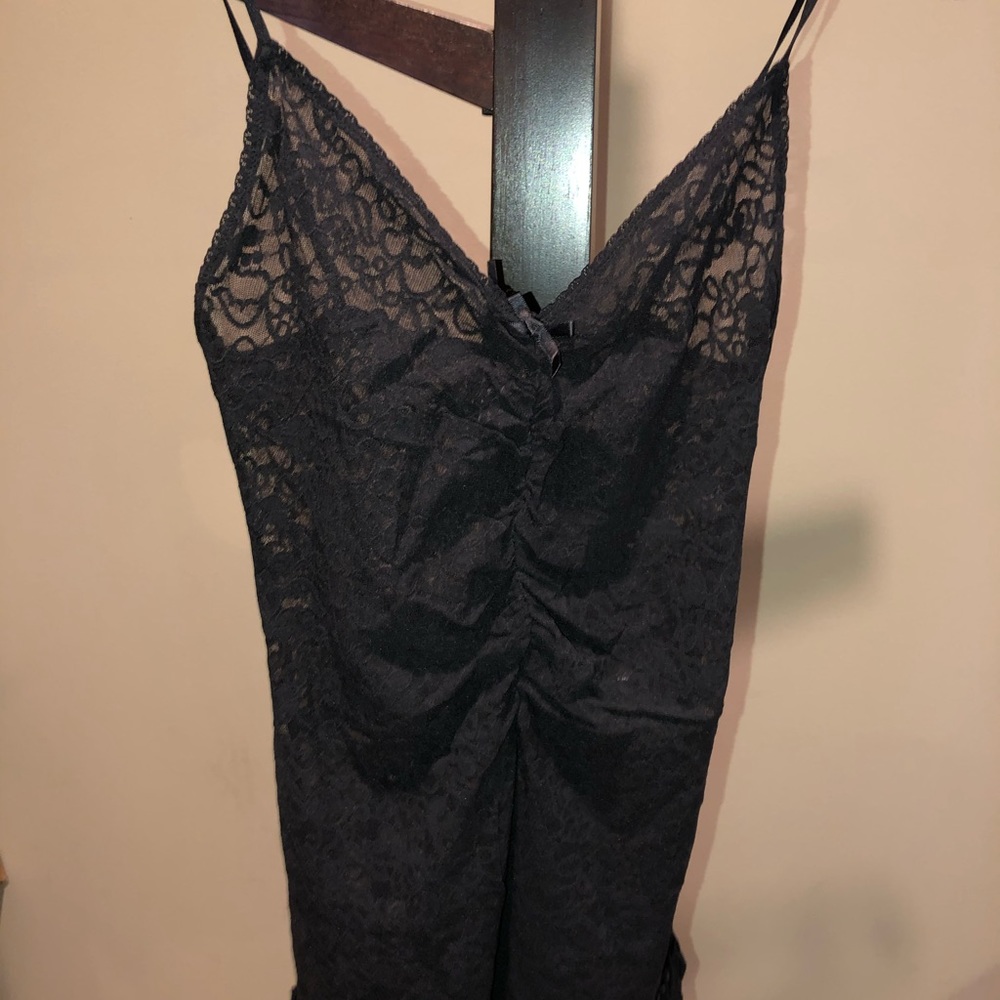 NWT VICTORIA SECRET BLACK LACE TEDDY